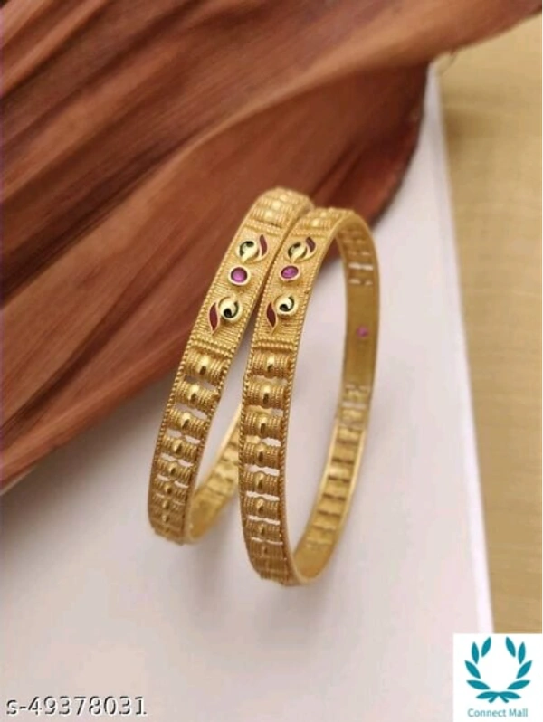 Gold Micro Plating Bengal with American Diamond  Stones - 2.6